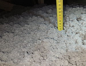 Zateplení stropu novostavby rodinného domu